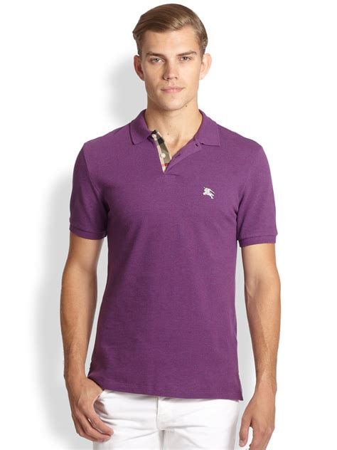 men's purple burberry shirt|burberry shirt price.